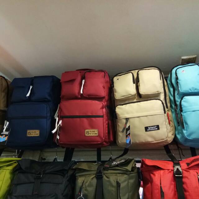 Tas Ransel IOS Island of stone