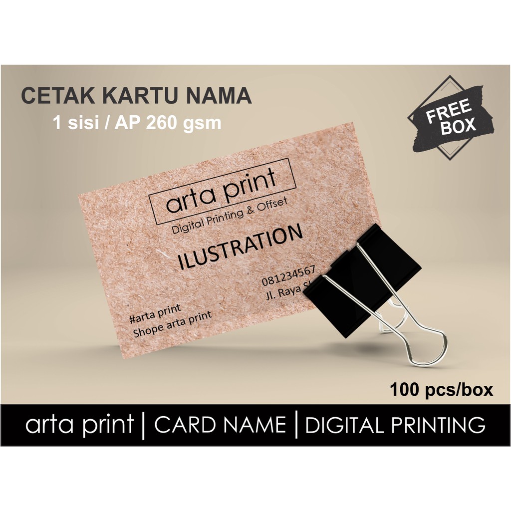 

cetak kartu nama / card name