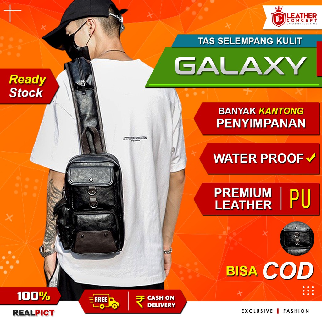 Tas Pria - Tas Selempang Pria - Sling Bag Pria (GALAXY)