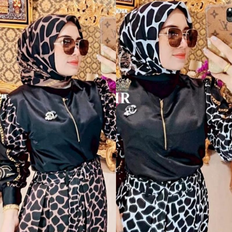 Set Wanita Gamis ORI SHR Leo Gucci
