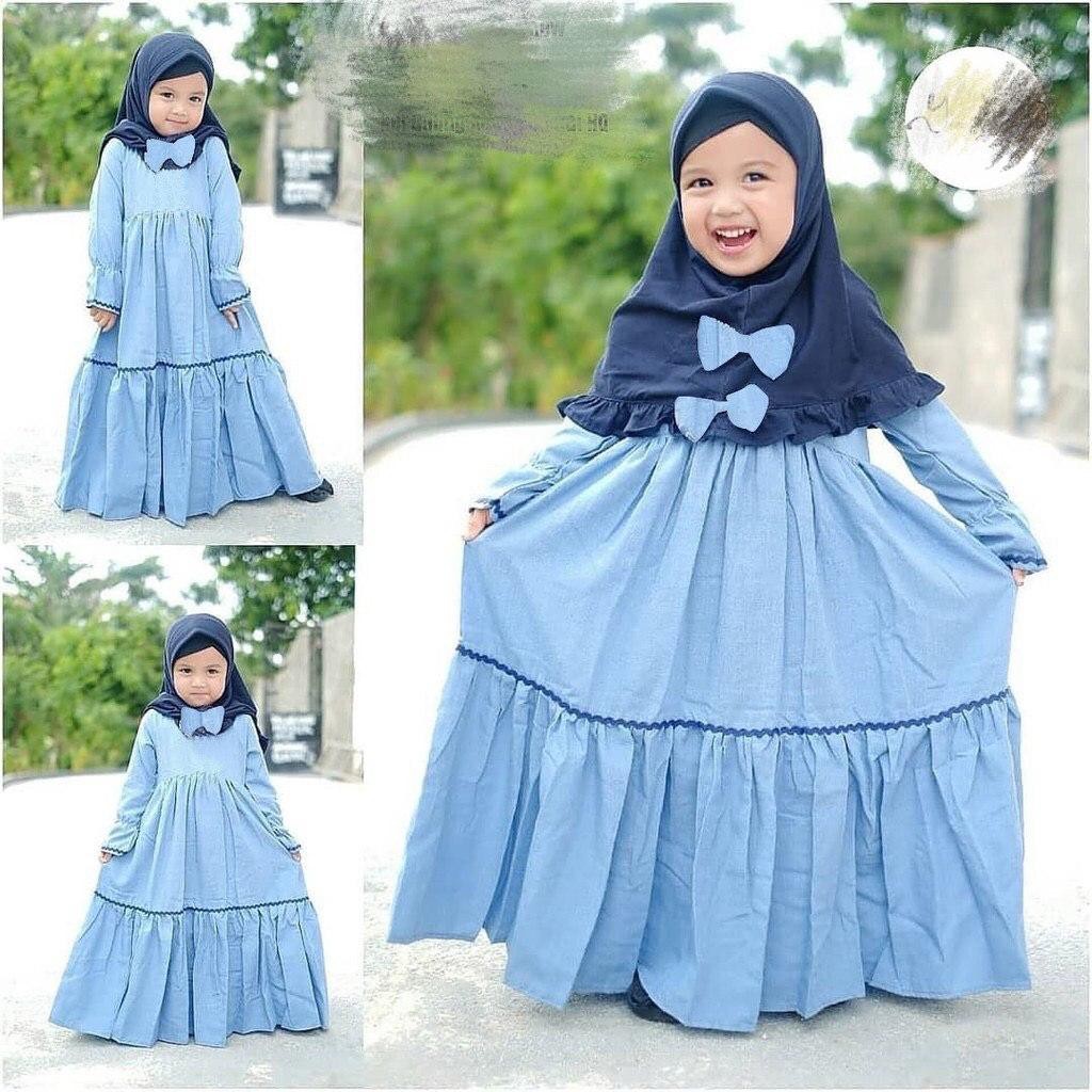 Charlene | GAMIS + KRUDUNG KIDS LIZA PREMIUM / GAMIS ANAK / GAMIS MUSLIM ANAK