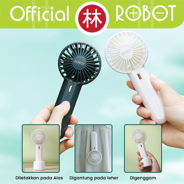 KIPAS ANGIN PORTABLE MULTIFUNGSI ROBOT RT-BF15 MINI FAN GARANSI