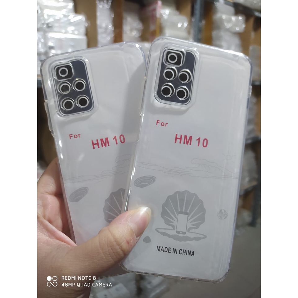 Jelly Soft Case Xiaomi Redmi 10 6.5 inch TPU HD SUPER CLEAR Anti Selip + Port Cover Charger
