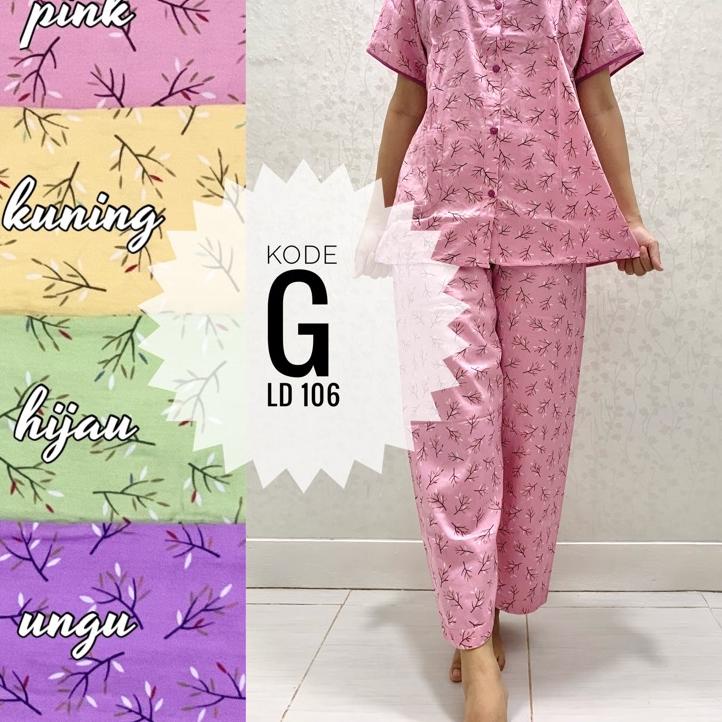 ➮ Piyama CP katun jepang sabata pretty girl busui bumil ♧