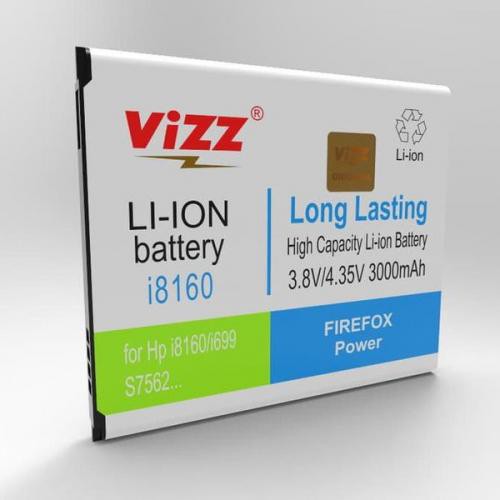 Vizz Double Power Battery Batre Baterai Vizz Samsung Galaxy ACE 2 i8160 8160 EB425161LU