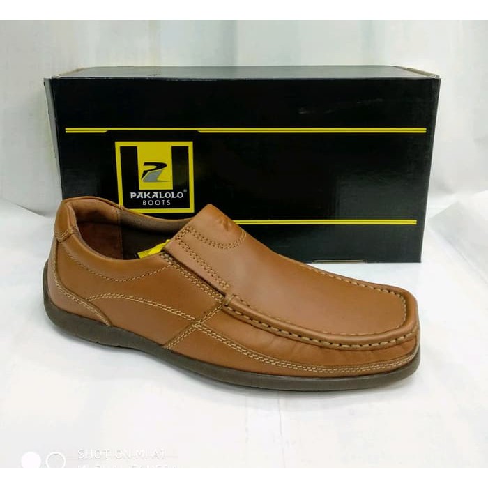 sepatu kulit pria pakalolo N0538 tan.original pakalolo