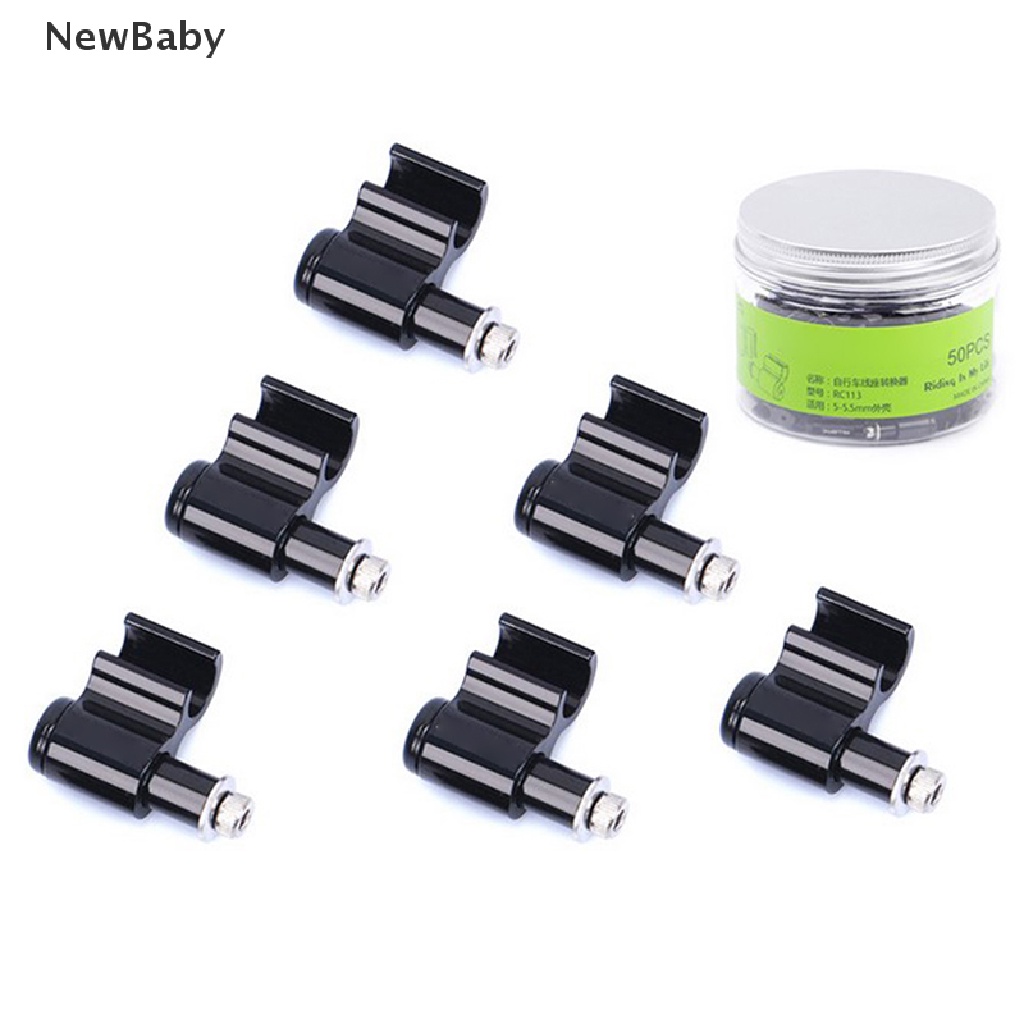 NewBaby 6pcs Bicycle Cable Guide Bike Hydraulic Brake Line Holder Hose Wire Clips Clamps ID