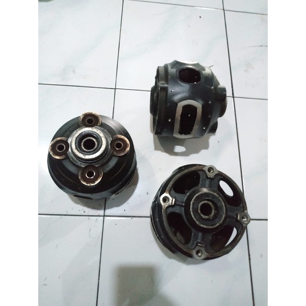 tromol belakang Tiger Revo bubut