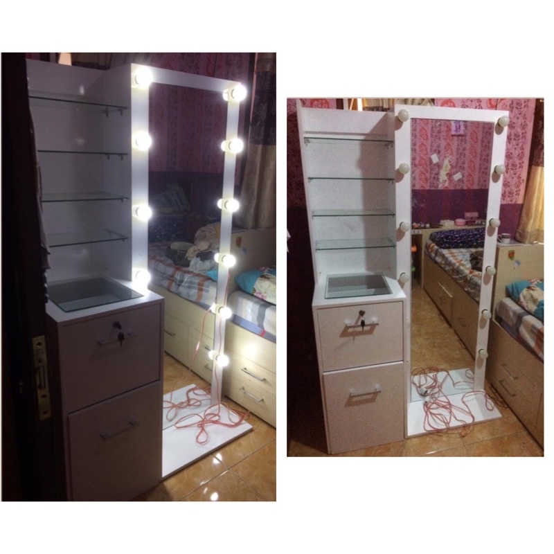VANITY MIRROR / MEJA RIAS / TWALLET / FREE ONGKIR BANDUNG SUMEDANG