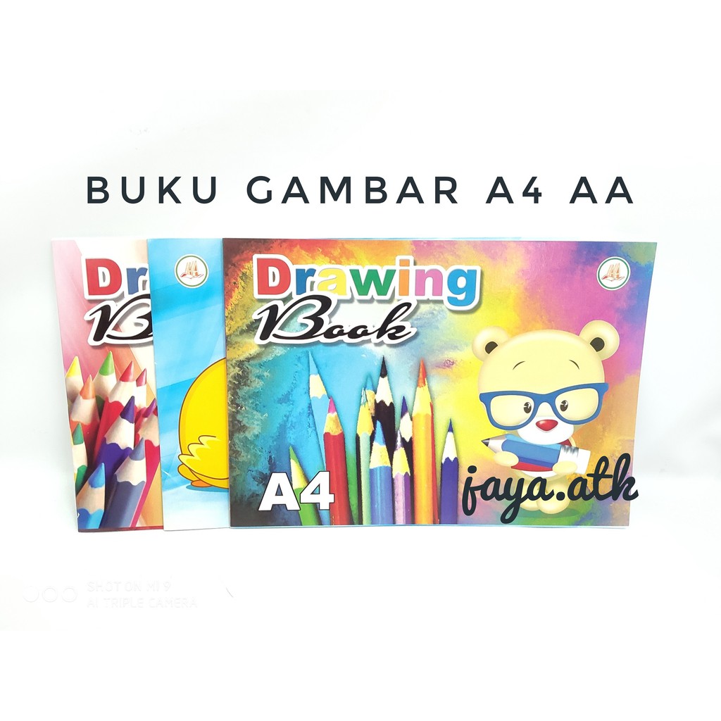 BUKU GAMBAR A4 AA 8 LEMBAR BUKU MENGGAMBAR A4 AA