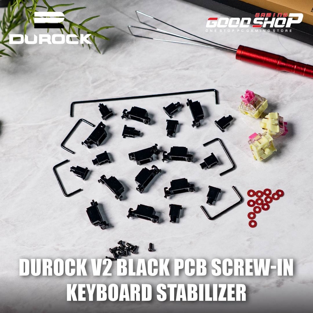 Durock V2 Black PCB Screw-in - Keyboard Stabilizer