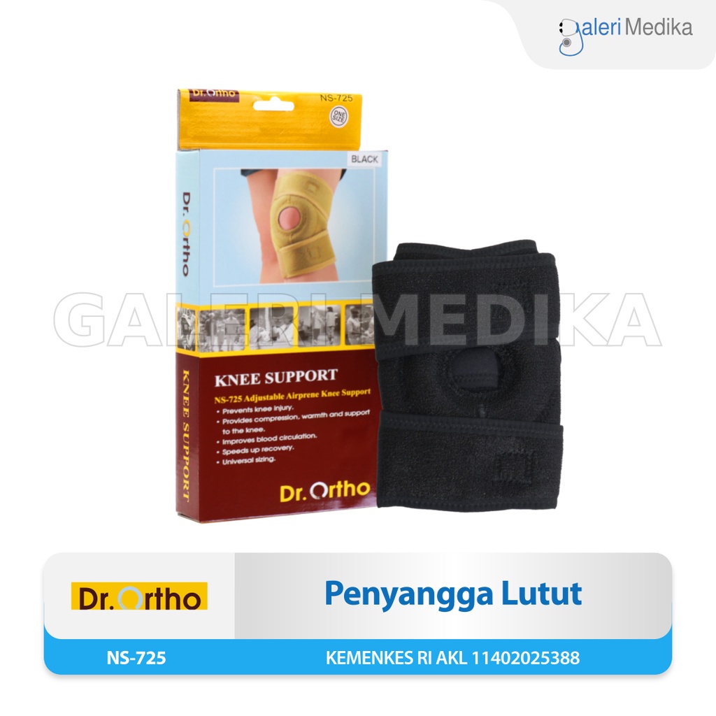 Deker Lutut Dr. Ortho NS-725 Support Lutut /Knee Support