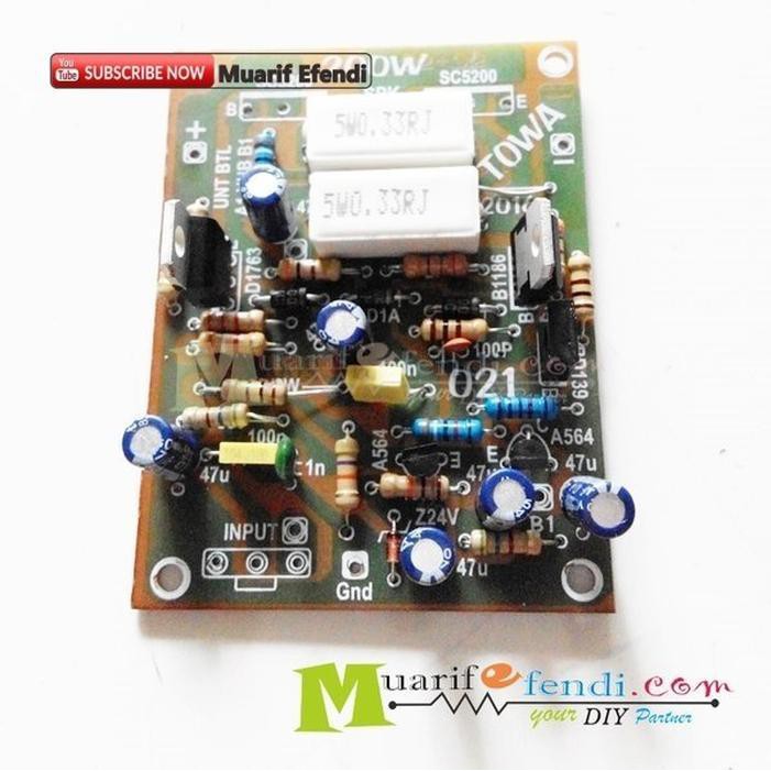 KIT Power Amplifier 200Watt MONO TOA TOWA