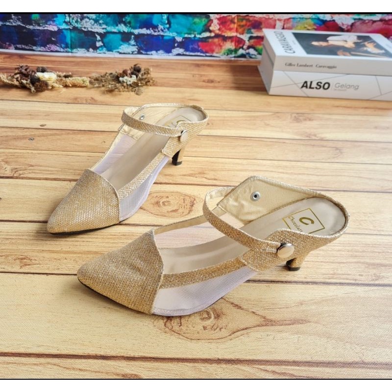 ABBUSHOES  AG 05 high heels bapau mules amiroh 7cm