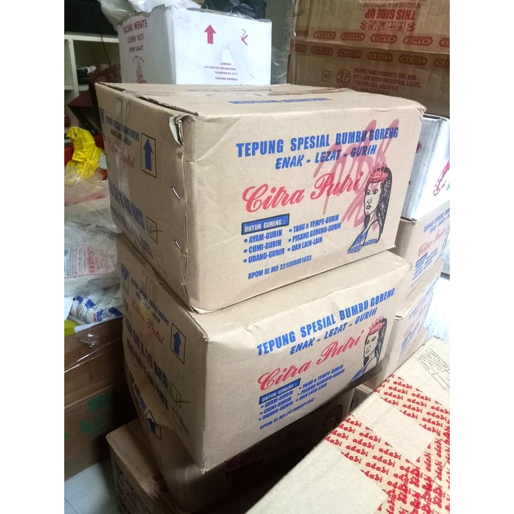 

Tepung putri serbaguna / tepung goreng ayam 250gr 1 dus 40pcs