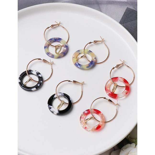 LRC Anting Tusuk Fashion Chain Earrings F4602X