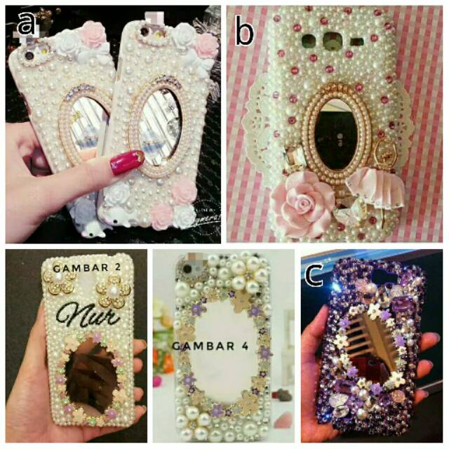 Handmade Softcase CaseBlink Casing Hp Asus Zenfone Live ZB501KL Zoom S ZE553KL Motif Cermin Ballet