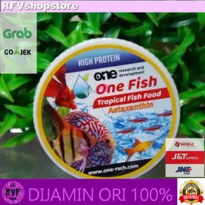 ONE FISH TROPICAL PELET IKAN PELET CUPANG GUPYMAKANAN IKAN AQUARIUM