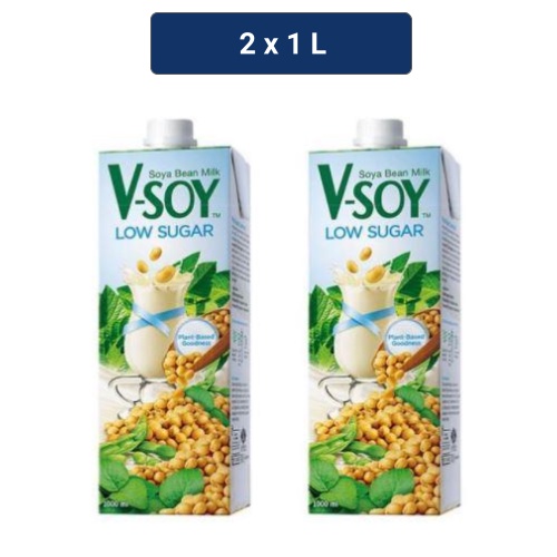 

V-soy Susu Kedelai Low Sugar/Barista 1 L - 2 pcs