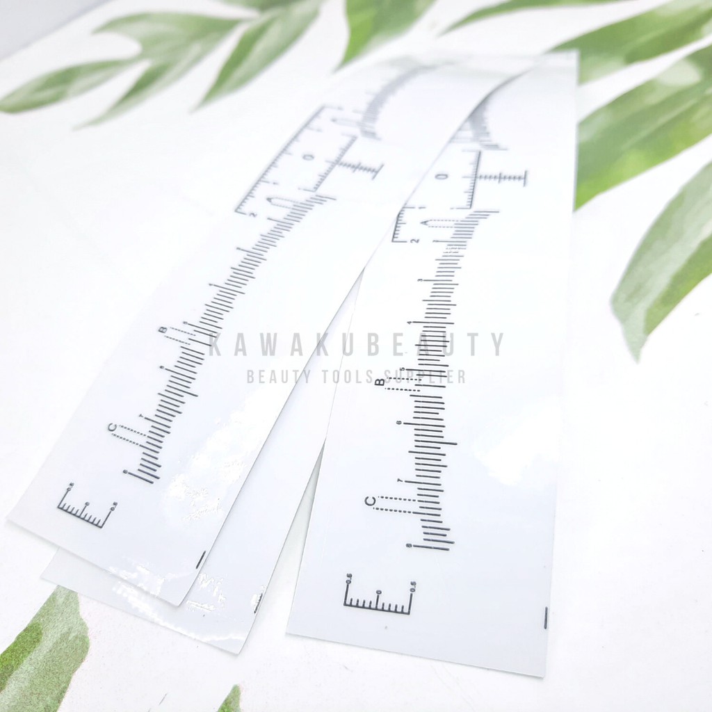 STIKER PENGGARIS SULAM ALIS Standard / Nosebridge / Eyebrow Ruler Sticker