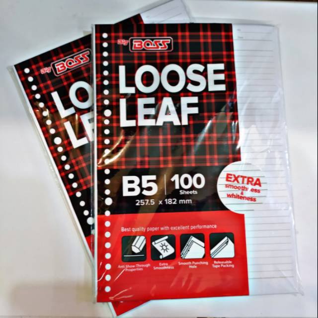 

LOOSE LEAF 100 B5 BIGBOSS