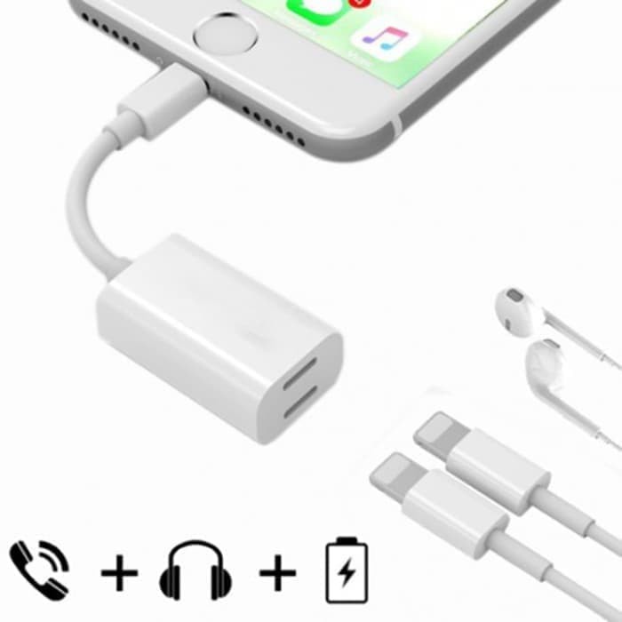 Converter Iphone Lightning To Dual Lightning Y kabel For Iphone