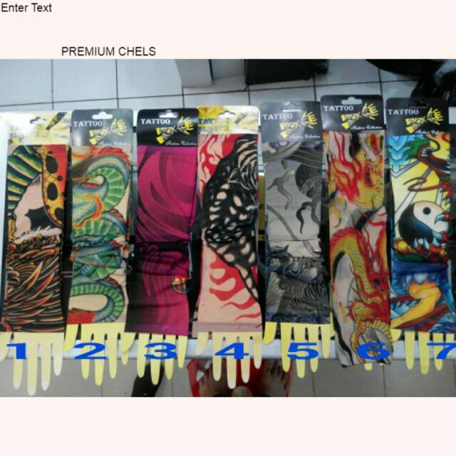 PREMIUM CHELS MANSET PELINGUNG TANGAN MODEL TATTO