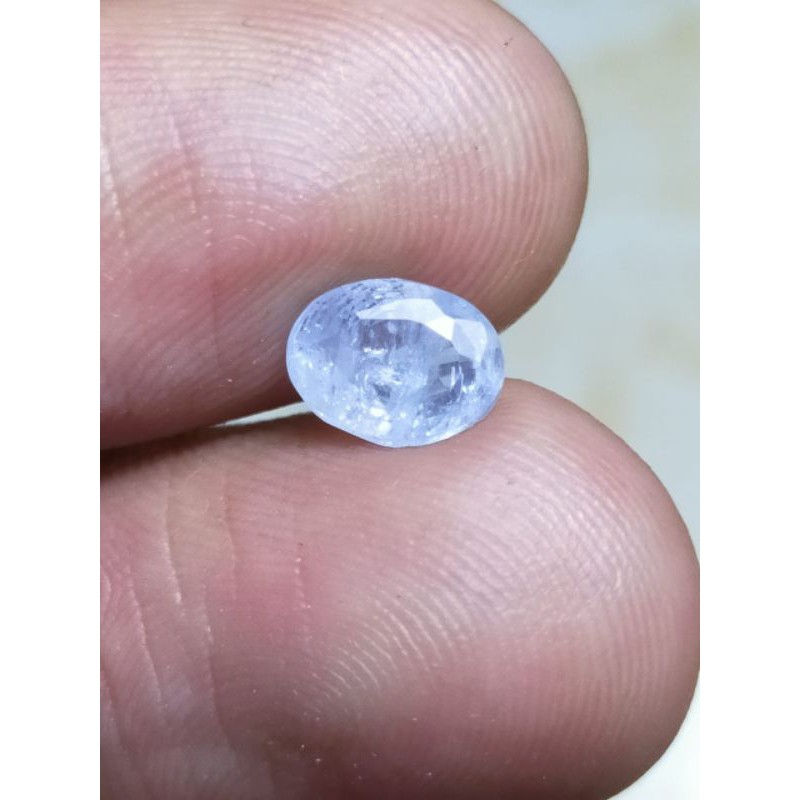 Natural light blue sapphire