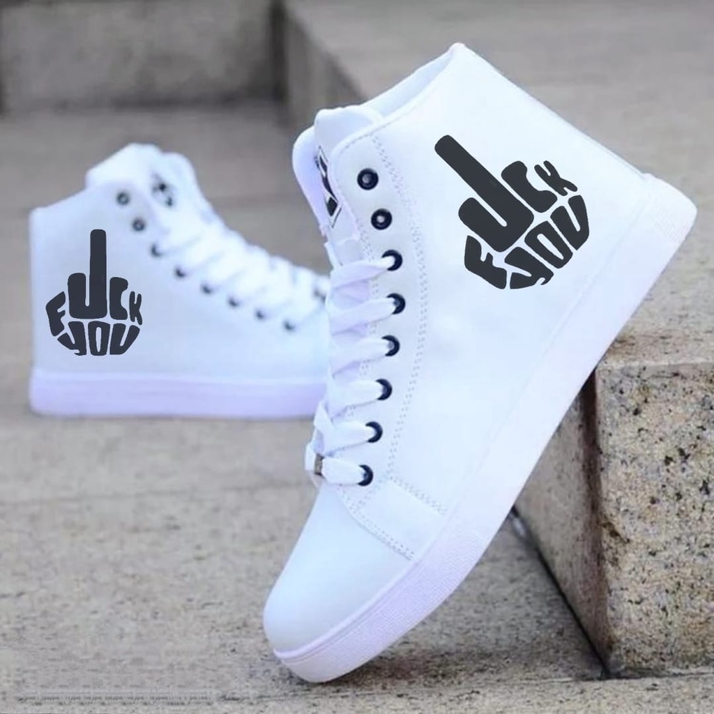 Sepatu pria semi boots korea Hard Sneakers