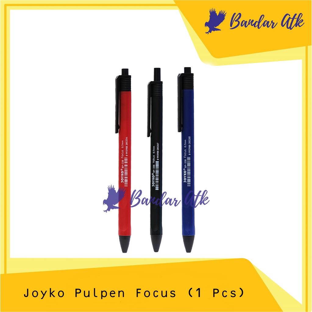 

JOYKO Pen FOCUS BP-338 0.7mm Pulpen Pena Ballpoint [1 PCS]