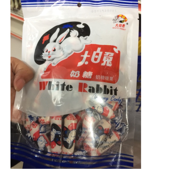 

White rabbit permen kelinci