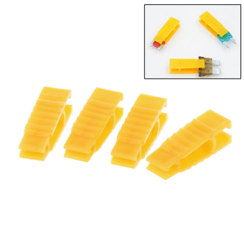 CRE  4Pcs ABS Fuse Automobile Car Fuse Fetch Clip Timeproof Extractor Puller Tool