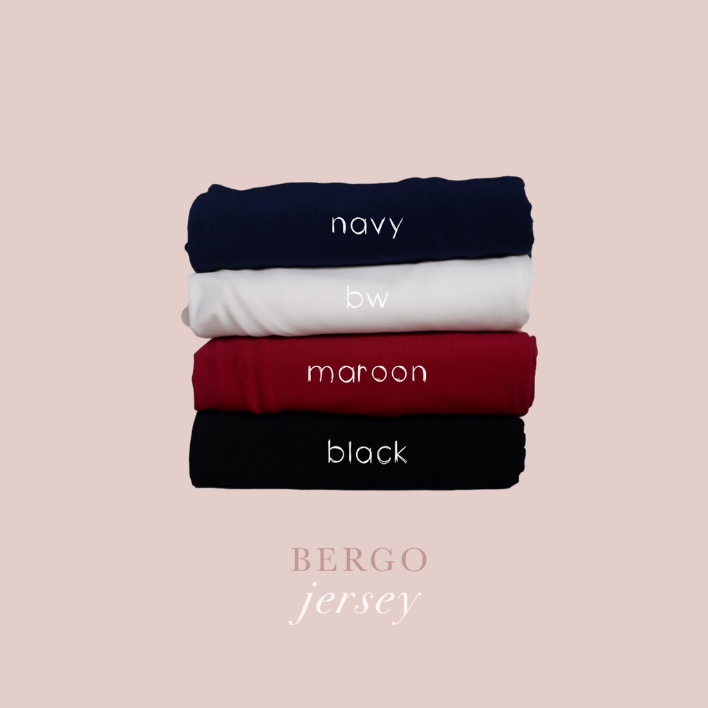 BERGO JERSEY/HIJAB BERGO/KERUDUNG BERGO-2