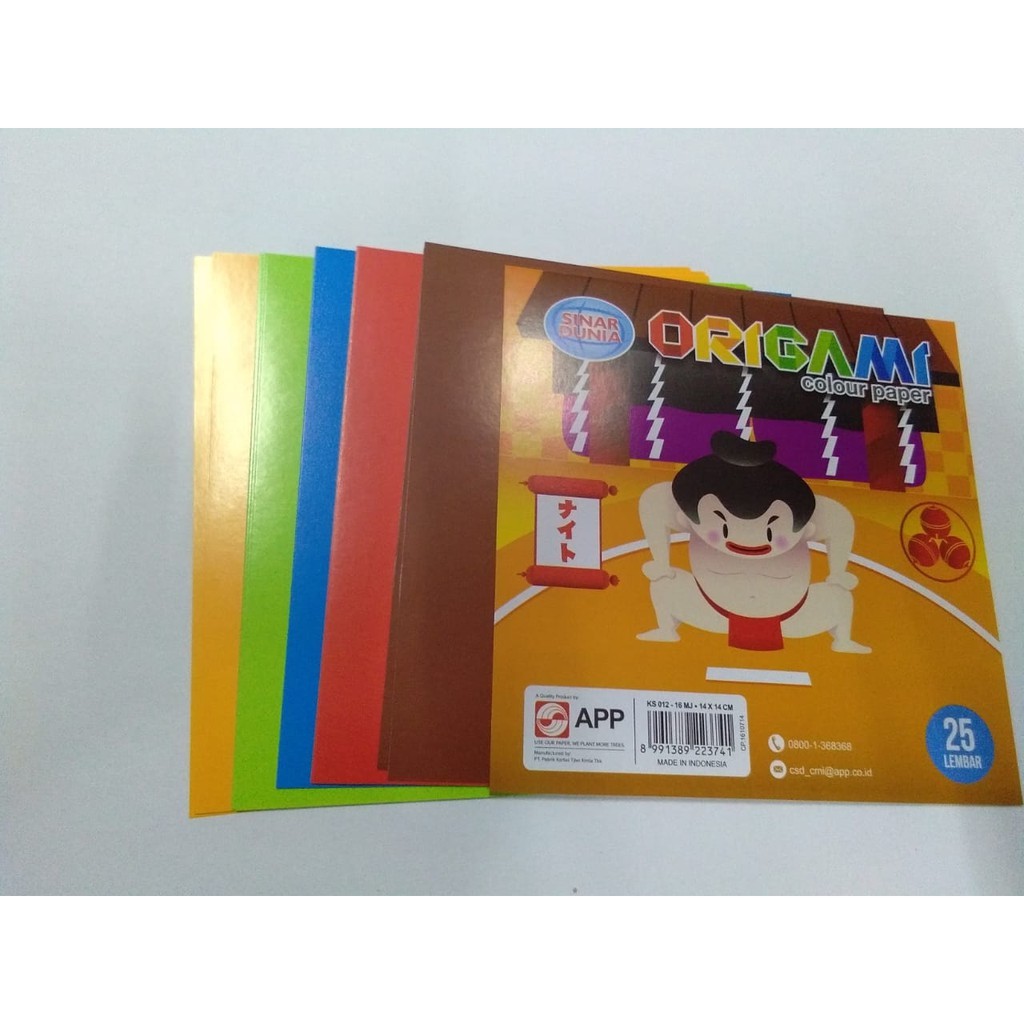

SIDU ORIGAMI 14x14 ISI 25 LEMBAR