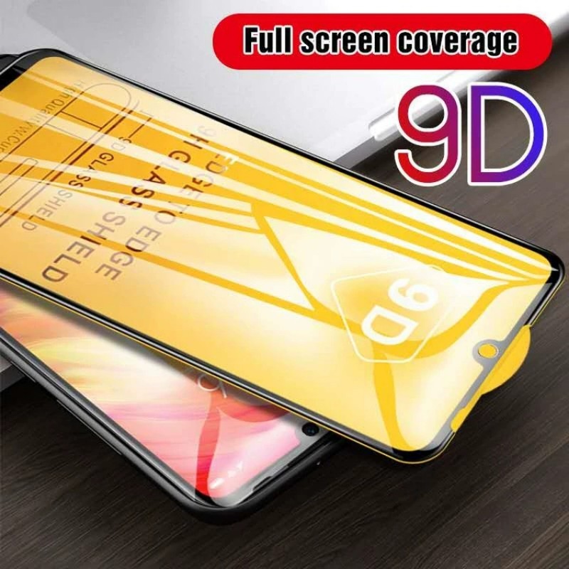 9D Full Screen Tempered Glass For Samsung A01 / A10S / A11 / A20 / A20S / A21S / A30 / A50 / A31 / A51 / A70 / A71 / A80 / J7 / J2 / Note 20 / S10 Lite