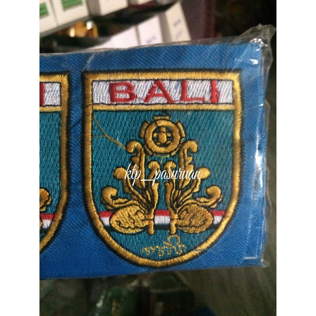Badge Kwarda Bali Bet Pramuka Kwarda Bali Bordir