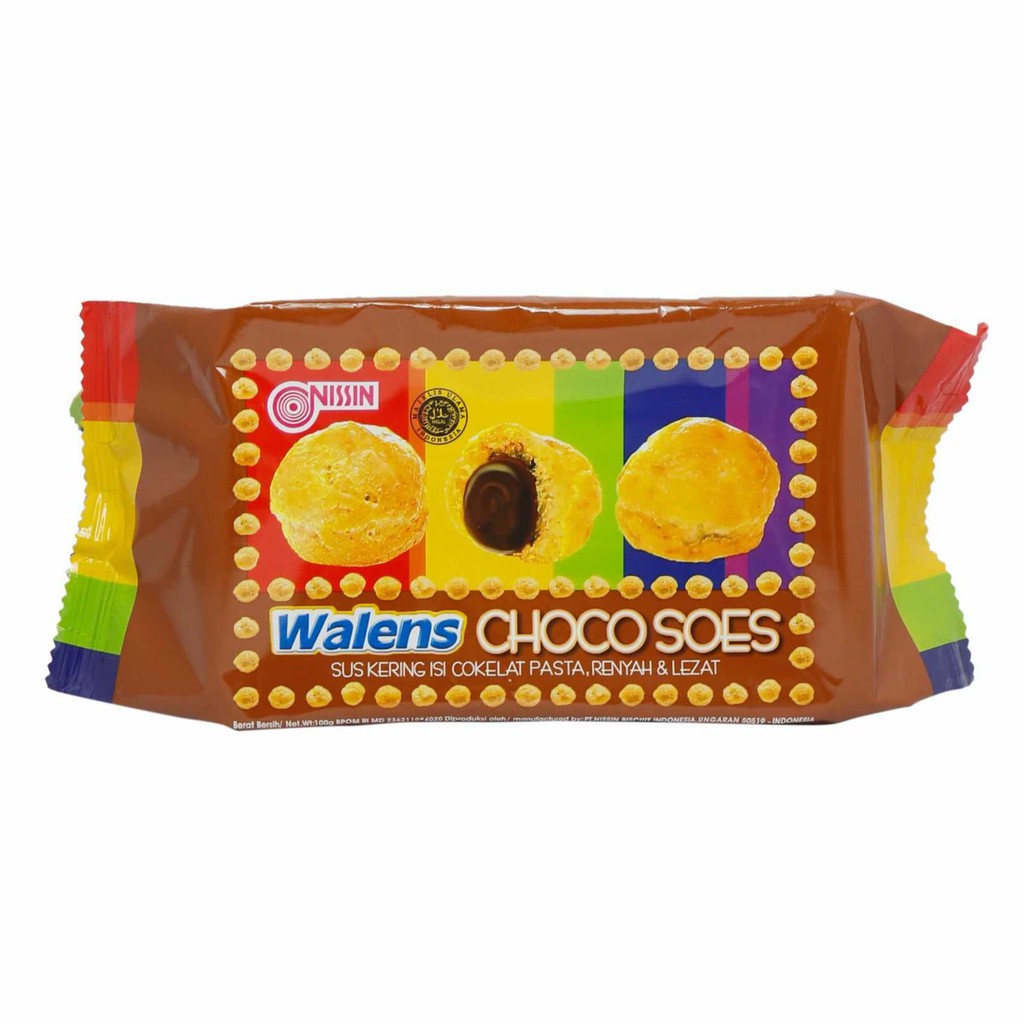

NISSIN WALENS CHOCO SOES 100GR /PCK
