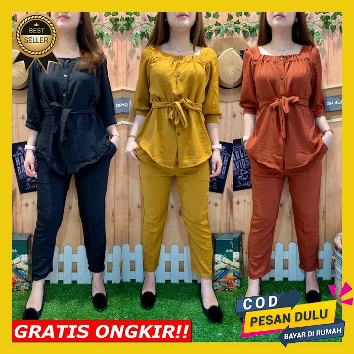 Korean Set Tie Dye / One Set Pajamas / Stelan Wanita / Piyama Pendek / Set Celana Tangan Pendek Sete