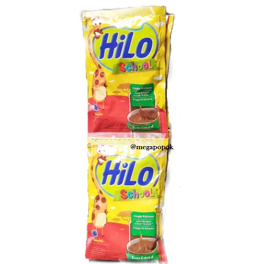 Hilo School Renceng Coklat 30GR Isi 10pcs/megapopok