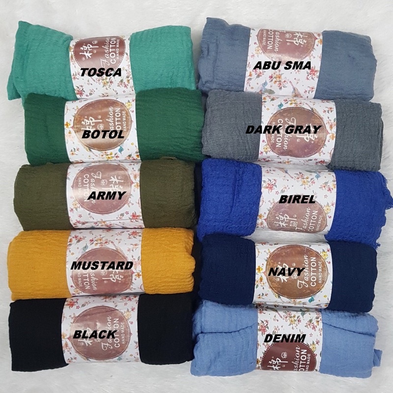 PART II Hijab Pashmina Crinkle  Shawl