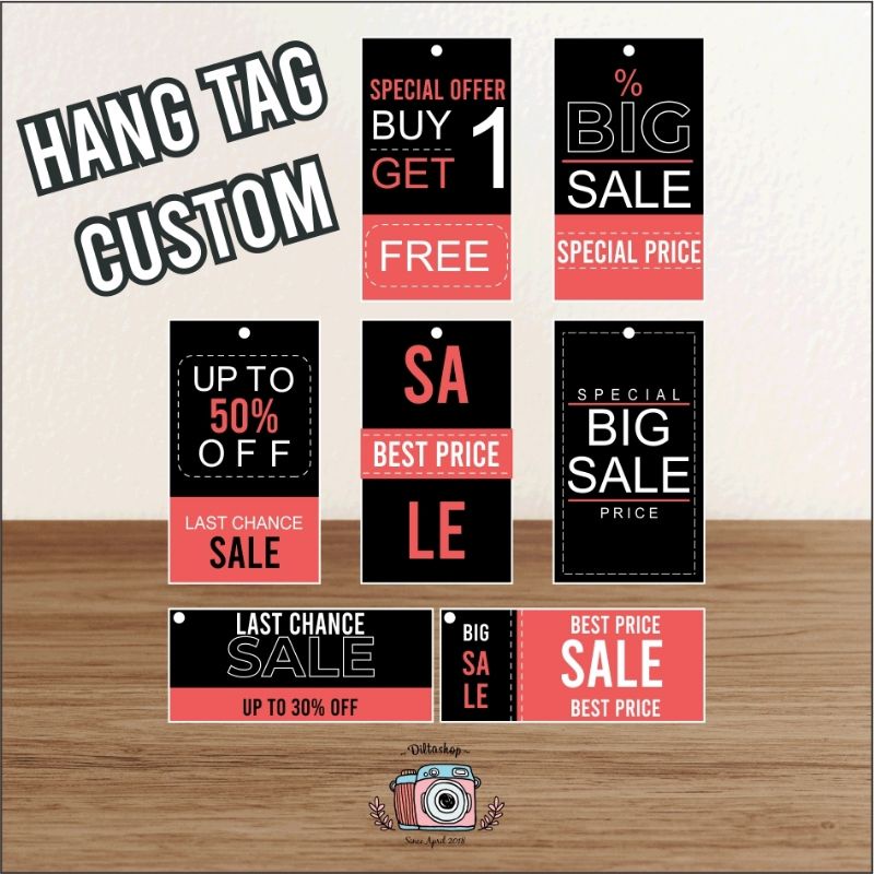 

Hang Tag / Name Tag / Price Tag