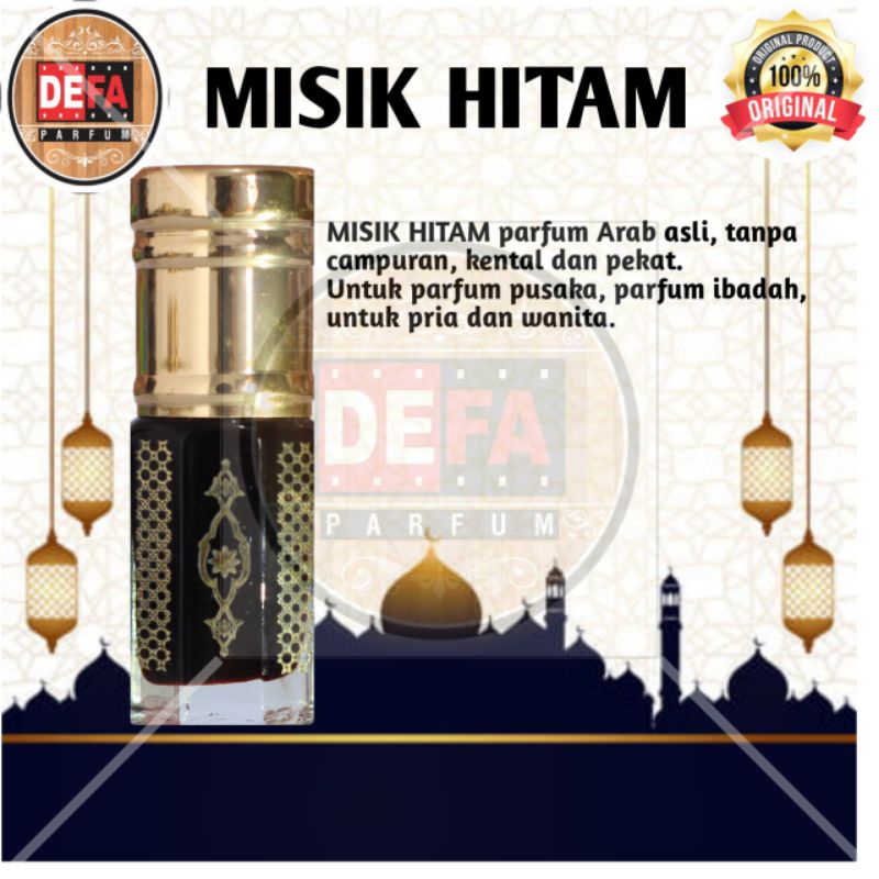 MISIK HITAM/PARFUM ARAB/AMBER 44