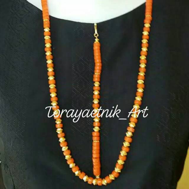Kalung Toraja  (Manik Kata Kita)- Pakai Gelang dan Tanpa Gelang