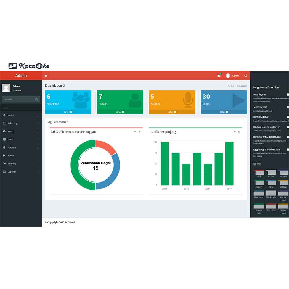 Aplikasi Web : E-Booking Karaoke