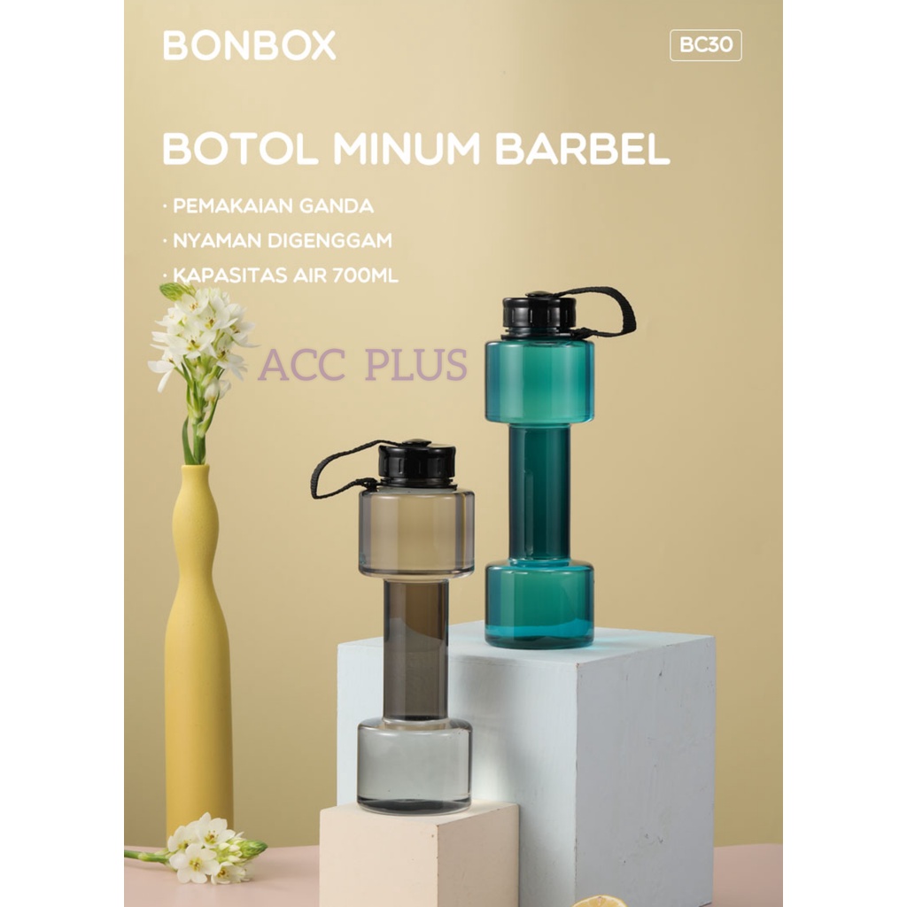 BONBOX Tumbler Botol Minum Model Barbel BC30 700ML Multifungsi Serbaguna