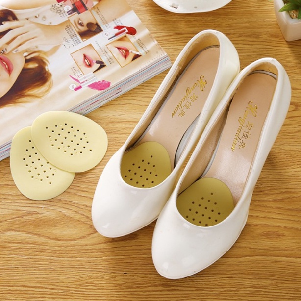 Bantalan Tumit High Heels Sepatu Silikon Anti Bau Pegal Insole Sol Bantal Alas Kaki Empuk Nyaman Shoes Pad Silicone