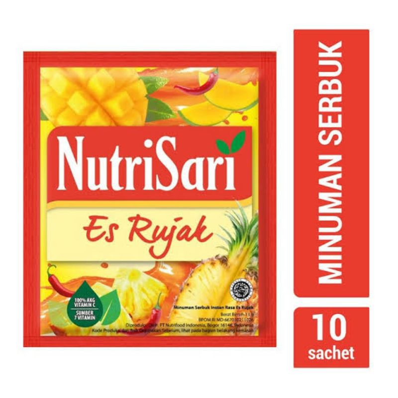 

Nutrisari Es Rujak 10 Sachet