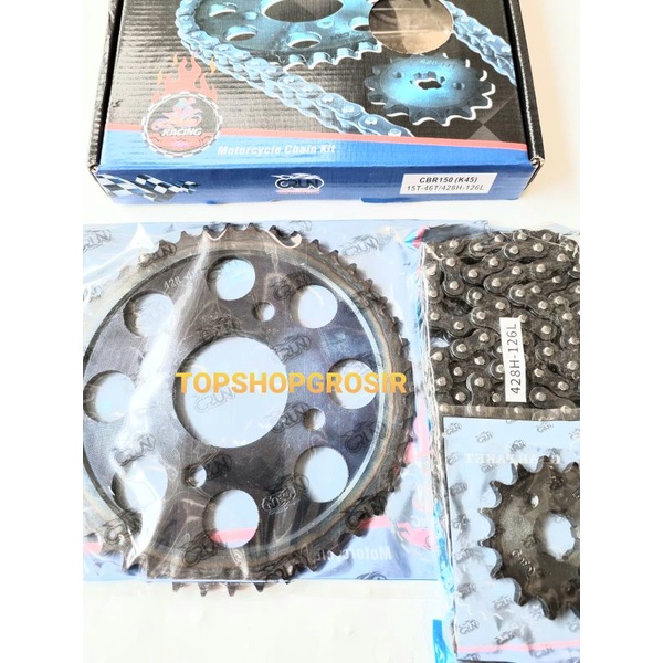 Gear Gir Set Paket Racing CBR150/CBR 150 (K45) 15T-46T A Class