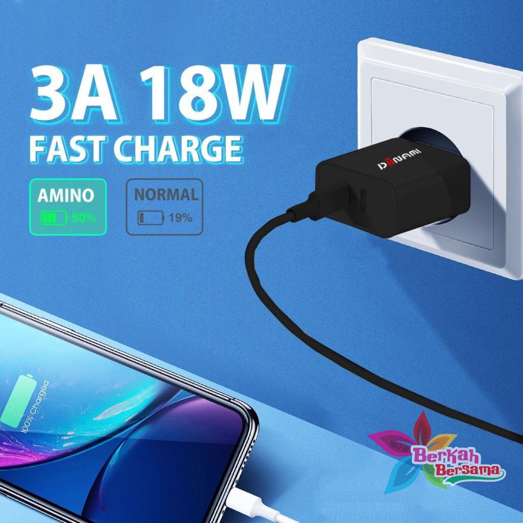 G20 DIINAMI 3A 18W Qualcomm QC3.0 Fast Charger Quick Charger Adaptor Ori GARANSI 1BULAN BB6020