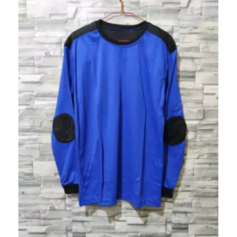 KAOS LENGAN PANJANG BIRU DEKER